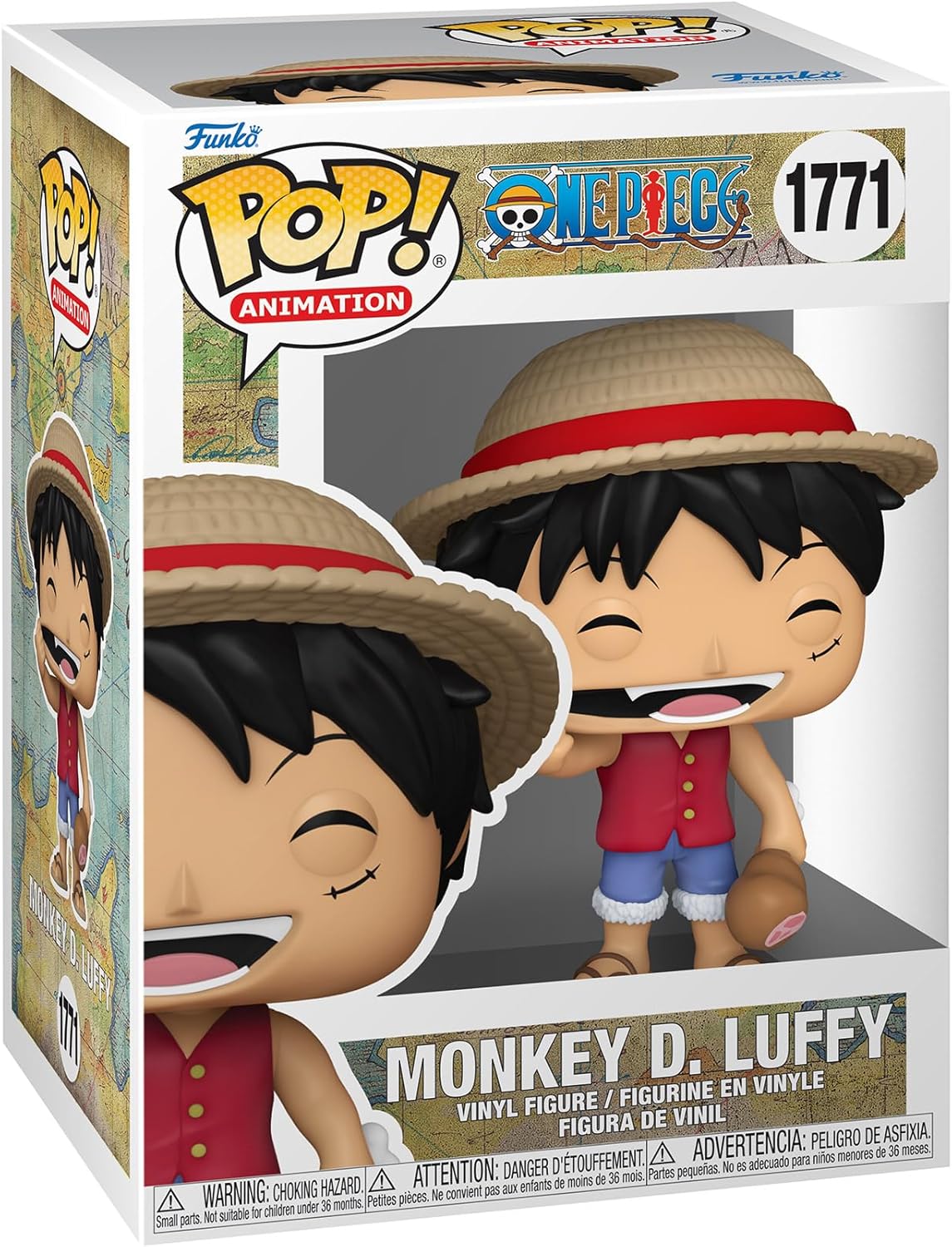 Funko Pop! Animation: Monkey D. Luffy - One Piece - Collectable Vinyl Figure - Gift Idea - Official Merchandise - for Kids & Adults - Anime Fans - Model Figure for Collectors